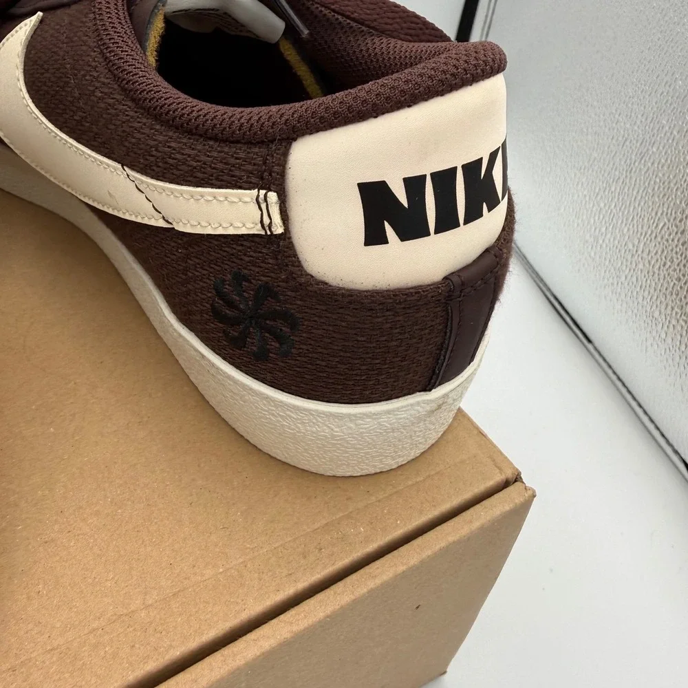 Nike Blazer Low 77 PRM Earth Sail Brown Mens Sneakers DV7231-200 Size 11 New